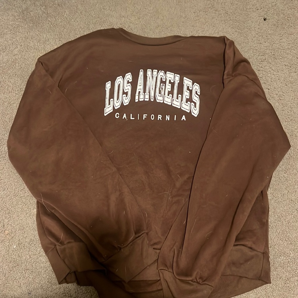 los ángeles california crew neck